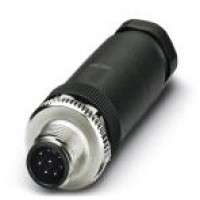 Sensor/actuator connector, male, straight, 8-pos., M