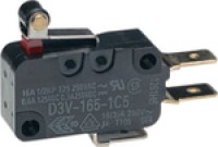 MIKROKYTKIN, NORMAALI OHJAUSVIPU, 16A Micro Switch W