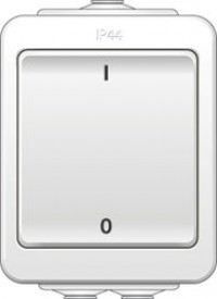 Norwesco kytkin pinta 2nap.IP44 AquaBest            