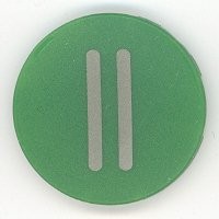 painikekilpi (II) vihreä                            