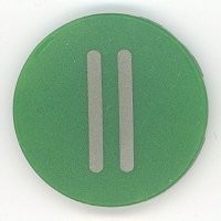 painikekilpi (II) vihreä                            
