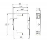 Sysäysrele 24VAC 2s 16A                             