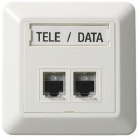 Datarasia kat6 UTP 2xRJ45 suora                     